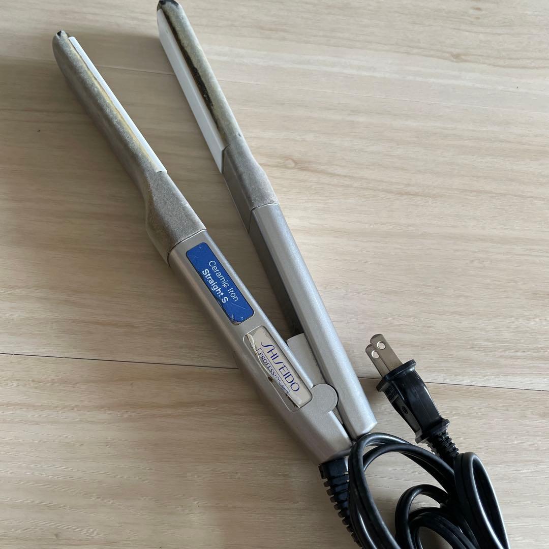 資生堂　ストレートヘアアイロン シルバー