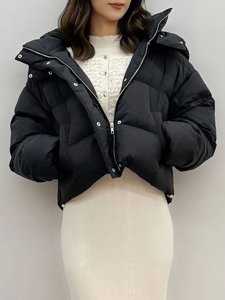 ぱ*る様 新品同様マーキュリーデュオ　ブラックダウンジャケット