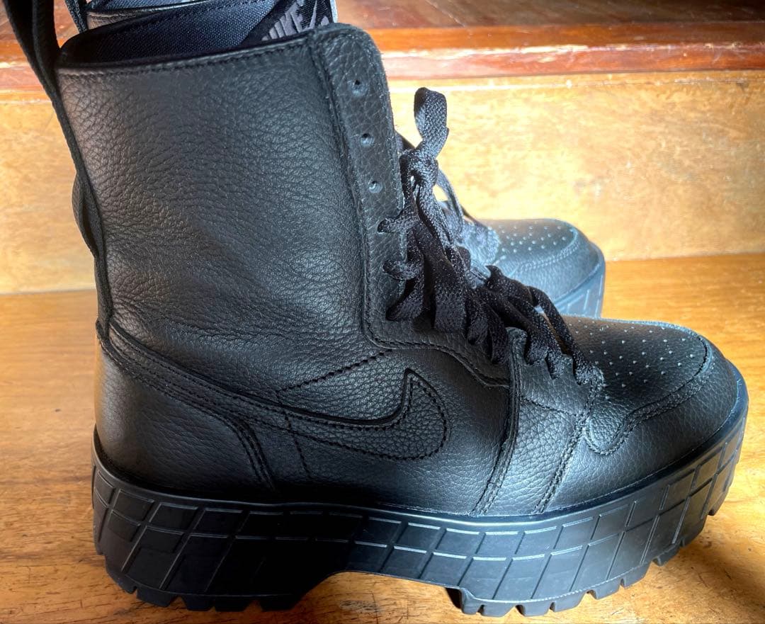 エア ジョーダン 1 ブルックリン ウィメンズブーツ ブラック　24.5