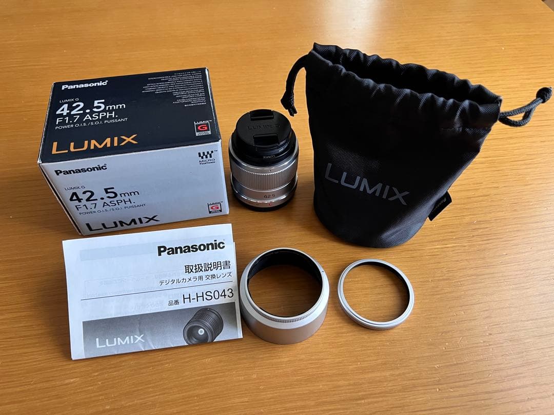 【美品】Panasonic LUMIX G 42.5mm/ F1.7 ASPH.