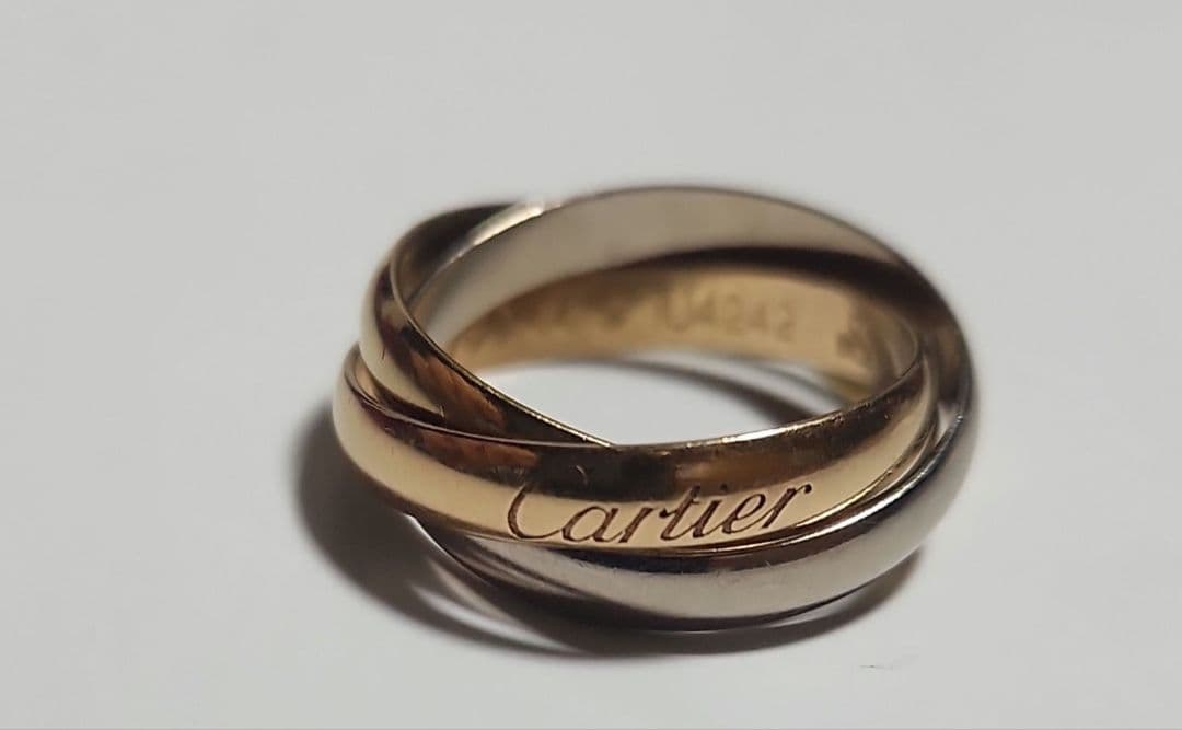 ビットコ印・カルティエ トリニティ 44（4号）あんしん鑑定