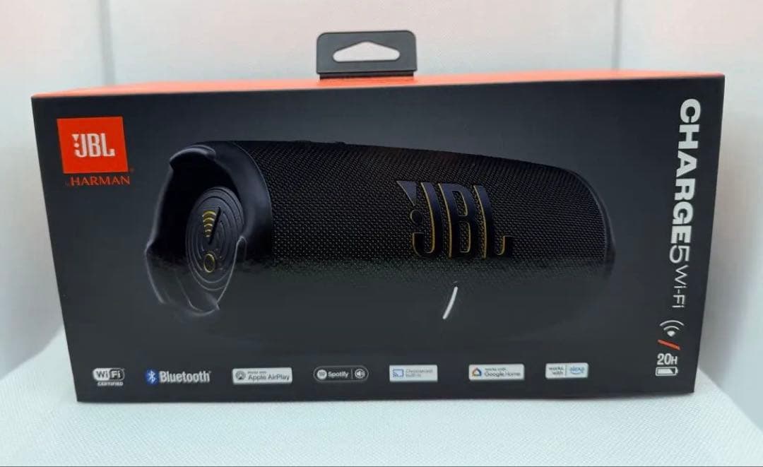 美品 JBL Charge 5 Wi-Fi ブラック　保護ケース付き