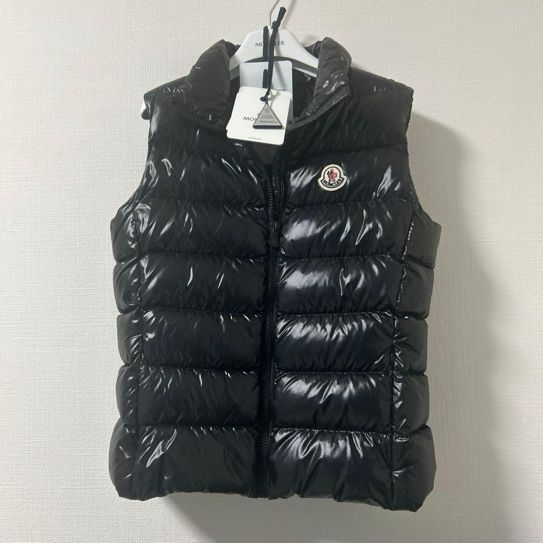 MONCLERダウンベスト Ghany 美品 14A黒 【正規品】大人も着用可能