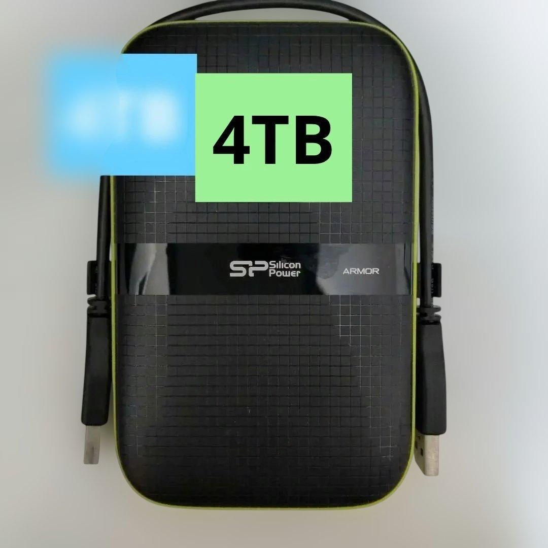 Silicon Power Armor A30 外付けHDD　4TB