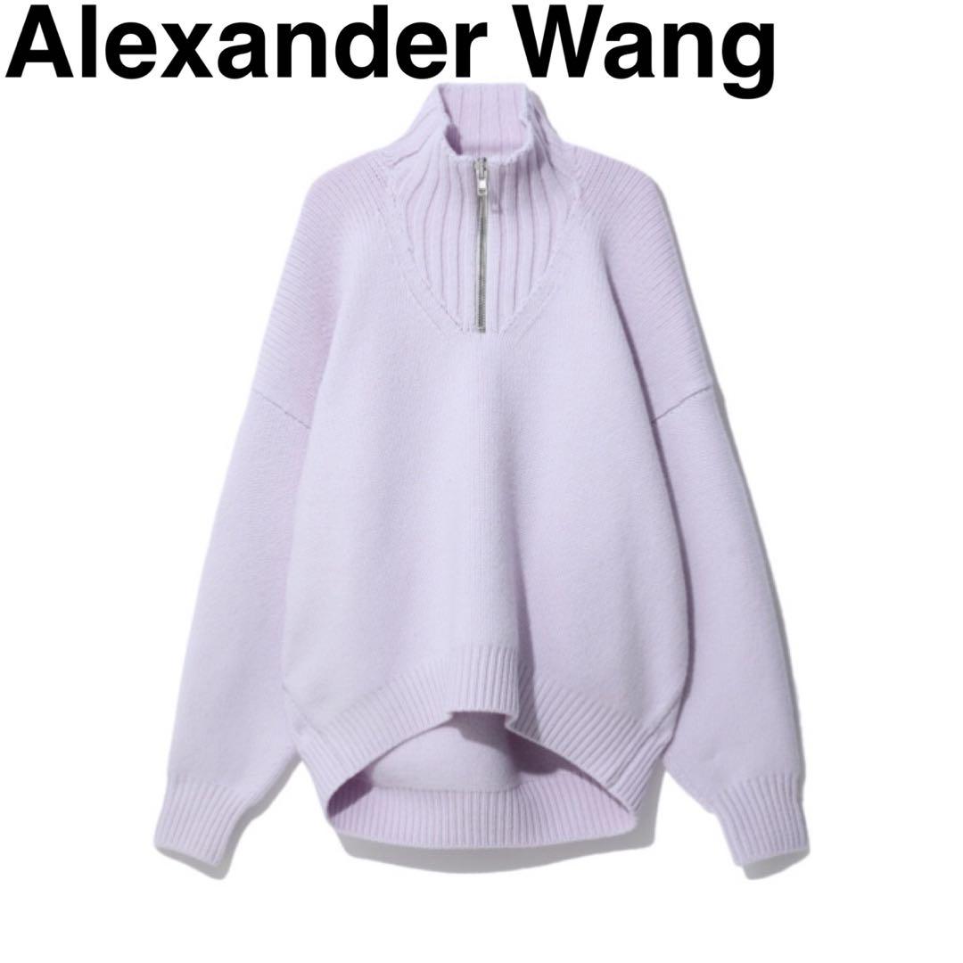 alexander wang ハーフジップニット