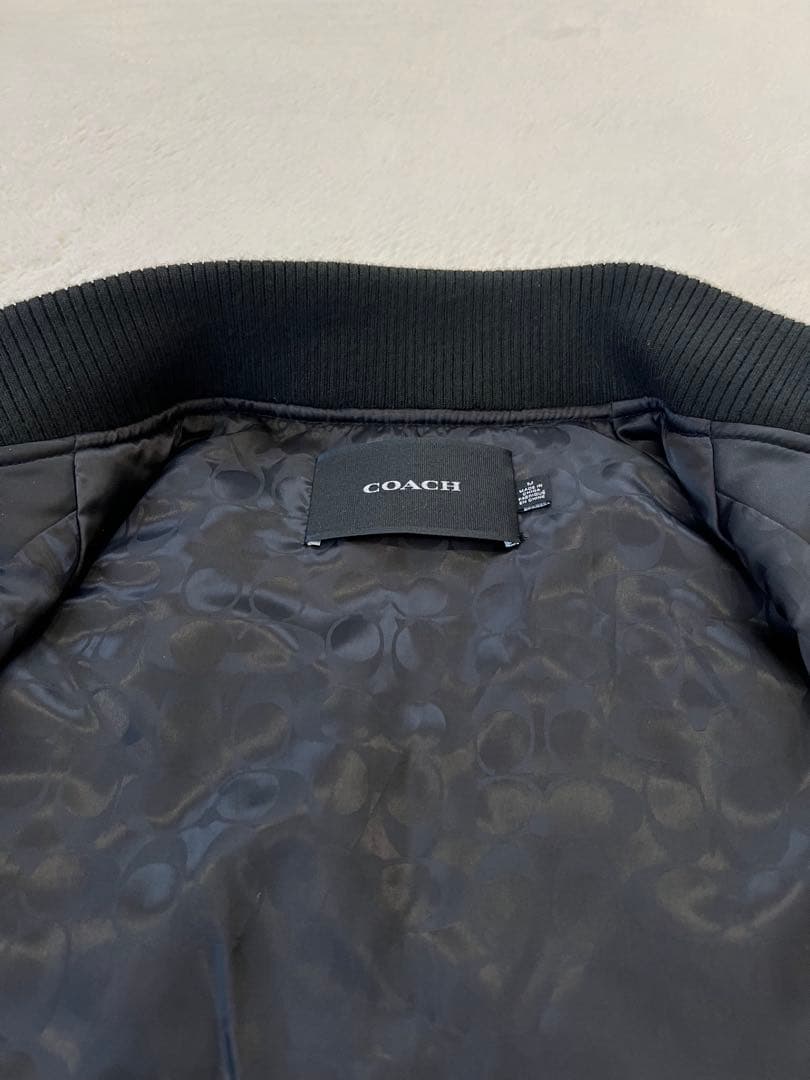 美品✨ COACH コーチ スカウト ジャケット シグネチャー スタジャン　黒