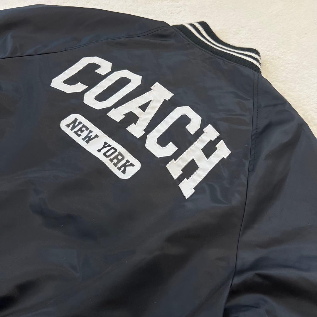 美品✨ COACH コーチ スカウト ジャケット シグネチャー スタジャン　黒
