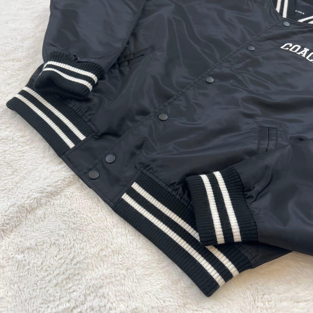 美品✨ COACH コーチ スカウト ジャケット シグネチャー スタジャン　黒