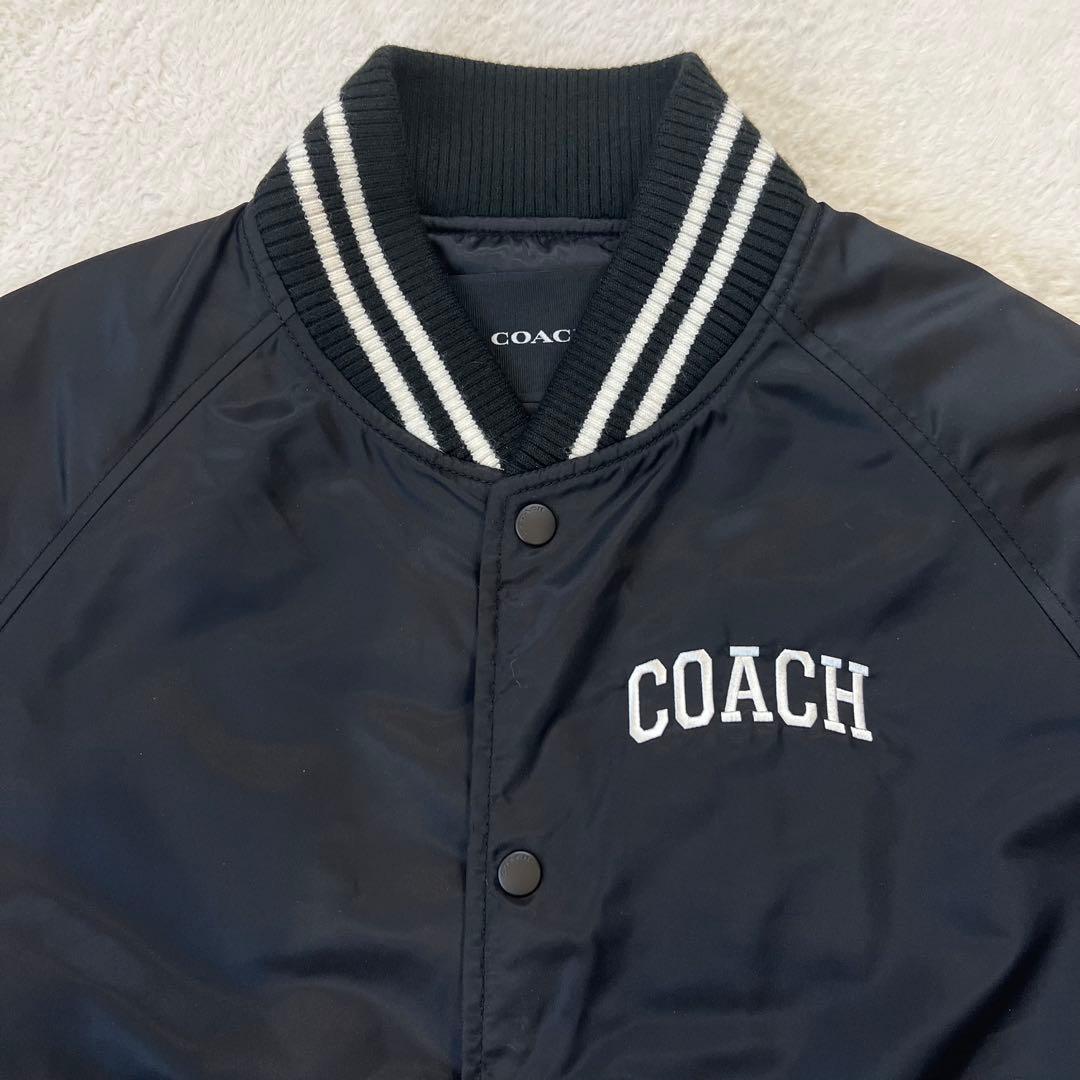 美品✨ COACH コーチ スカウト ジャケット シグネチャー スタジャン　黒