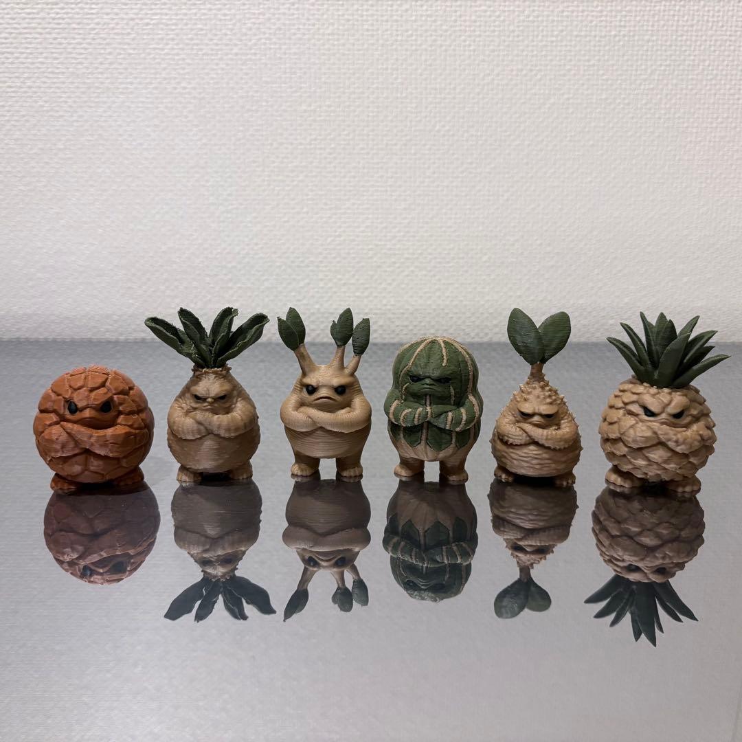 多肉植物・塊根植物フィギュア XS サイズ 7体セット