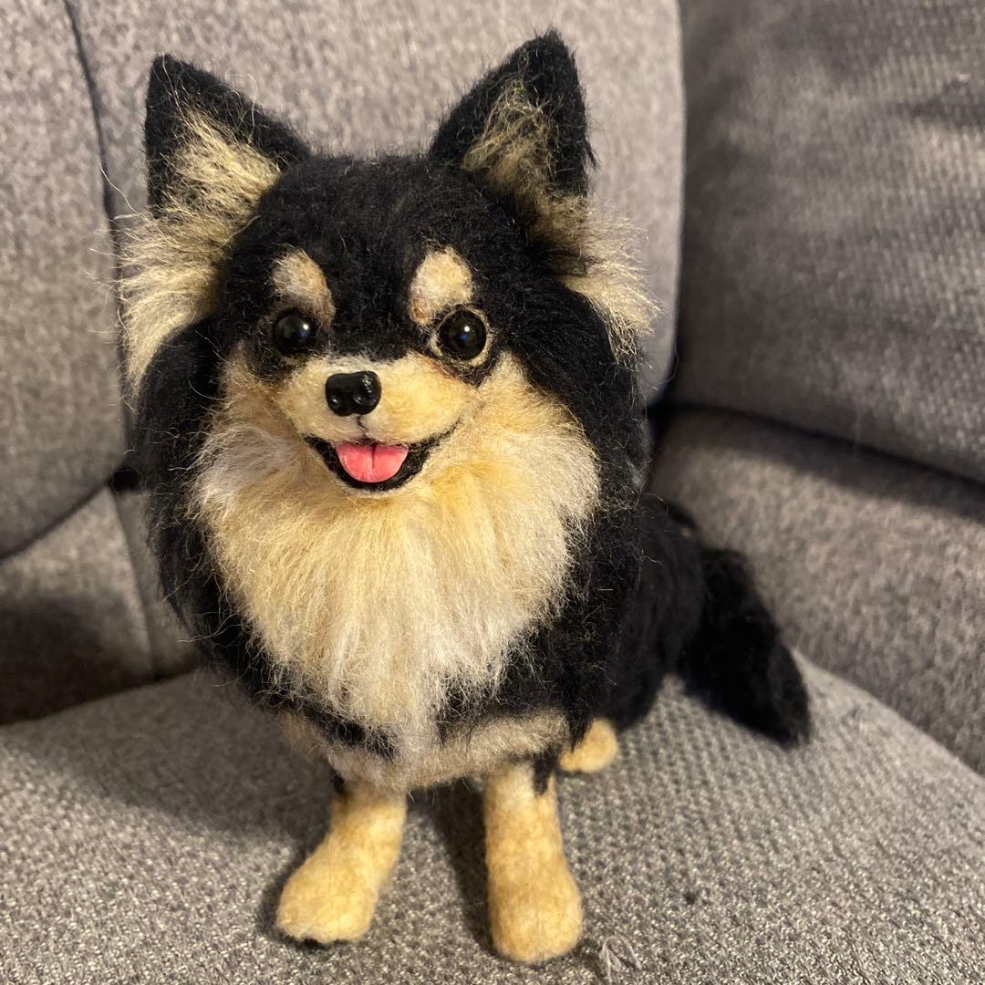 羊毛フェルト　チワワ　犬