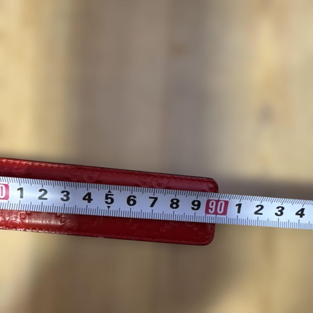 Gucci 赤 レザー ベルト