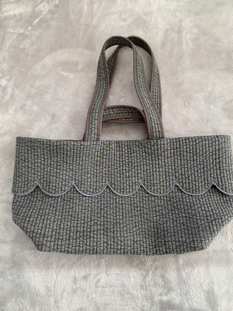 conforobe スカラップ　ヌビバッグ　Dark gray