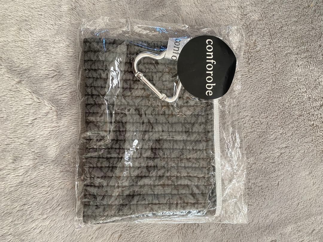 conforobe スカラップ　ヌビバッグ　Dark gray