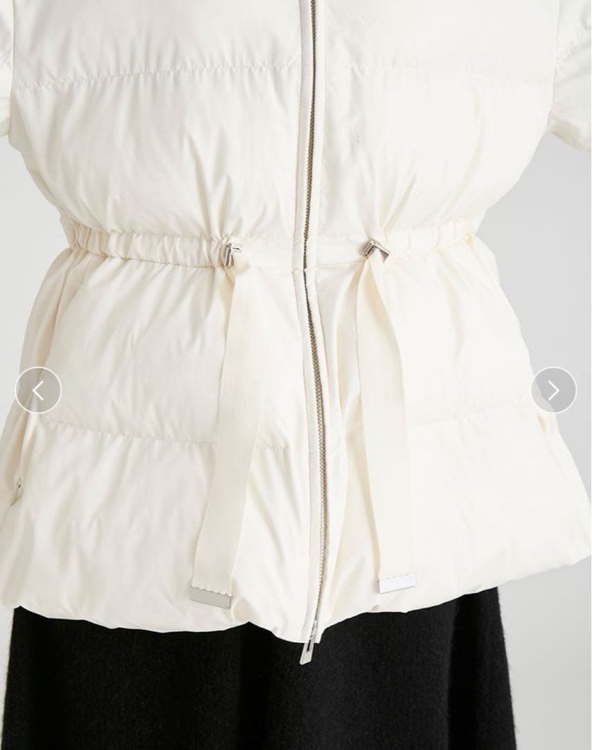 新品タグ付き＊セルフォード ファー襟付 キルティングショートコート IVO 38