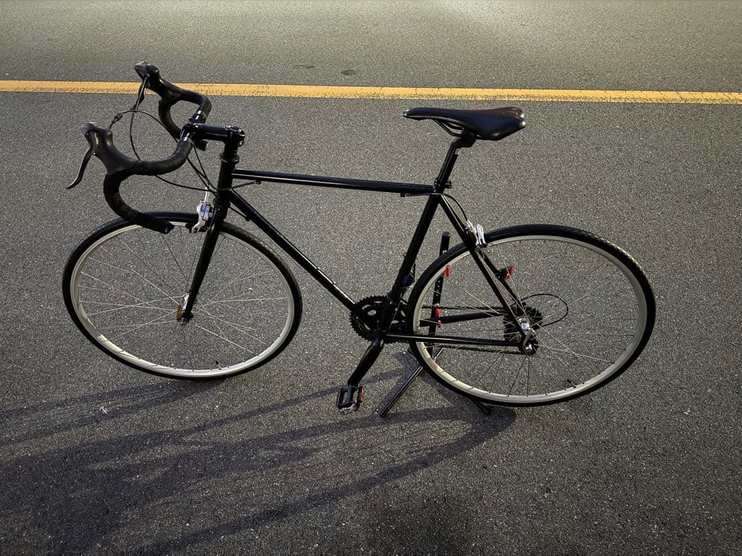 155 自転車 大阪市 【引取り限定】 28インチ 変速付 美品 ロードバイク