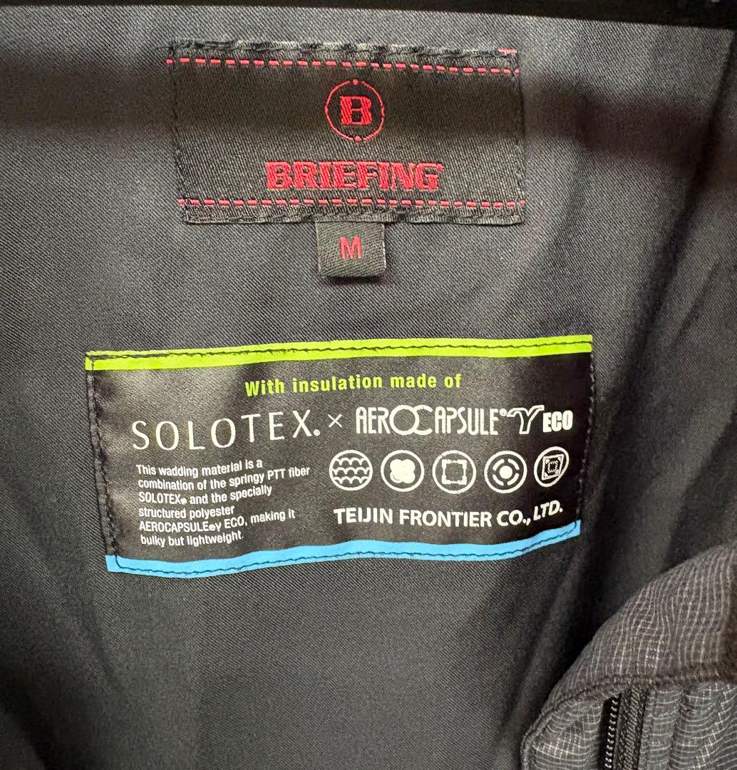 BRIEFING SOLOTEX　インシュレイテッドジャケット　BLACK