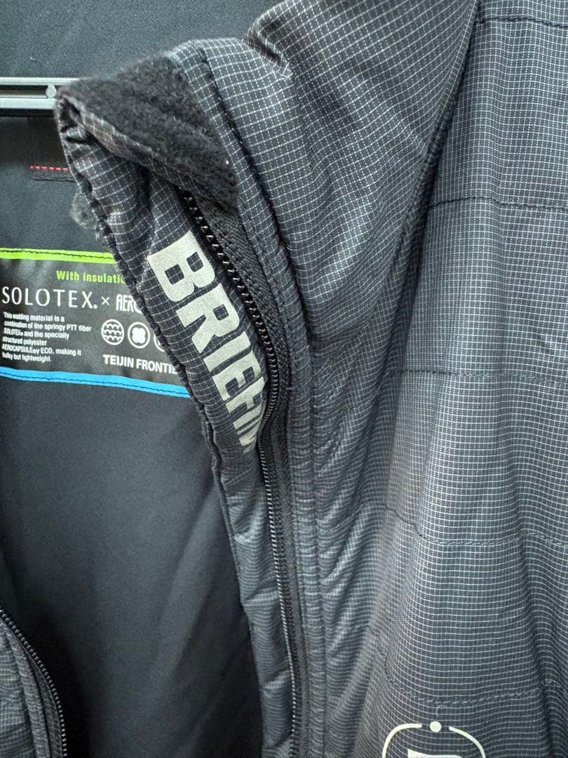 BRIEFING SOLOTEX　インシュレイテッドジャケット　BLACK