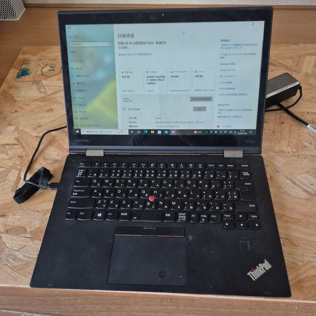 14インチ ノートPC Lenovo レノボ X1Yoga
