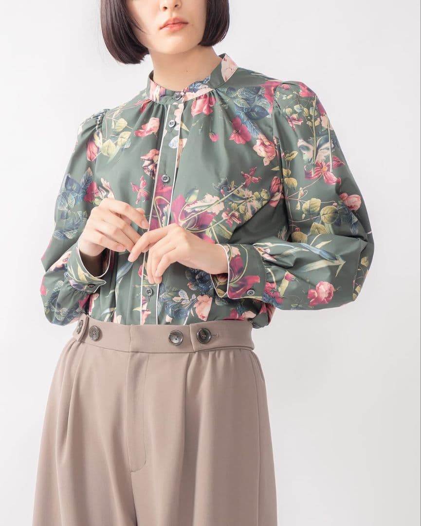 ロイスクレヨン スティル ブラウス 花柄 &ellecy アンドエルシー