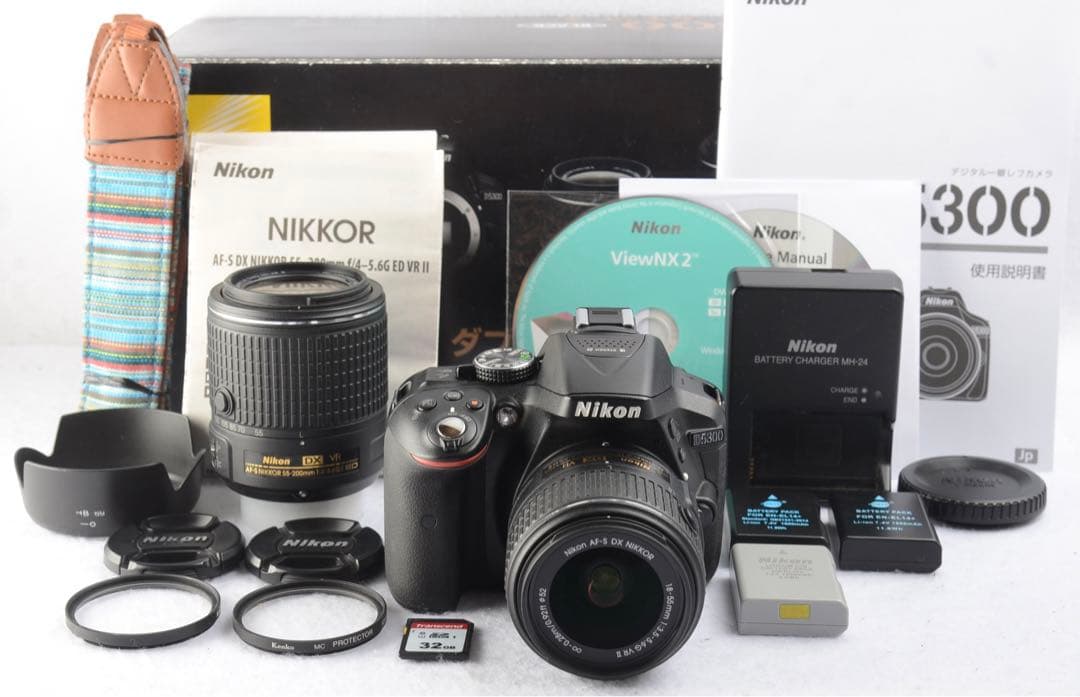 Nikon D5300 ダブルズームキット2 【元箱】#707-004