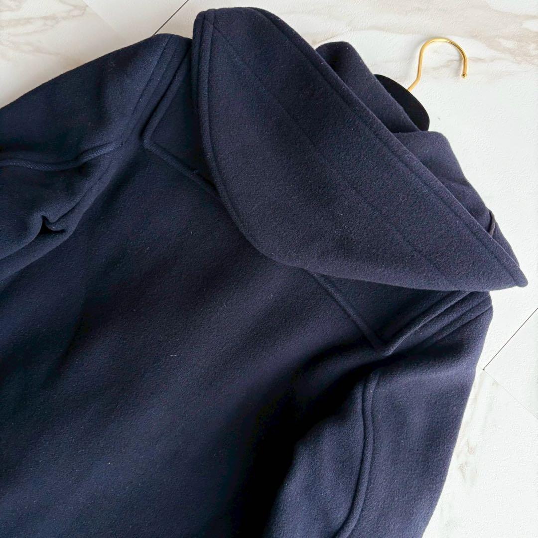 美品◆マッキントッシュロンドン ダッフルコート ロング 紺 トグル 36