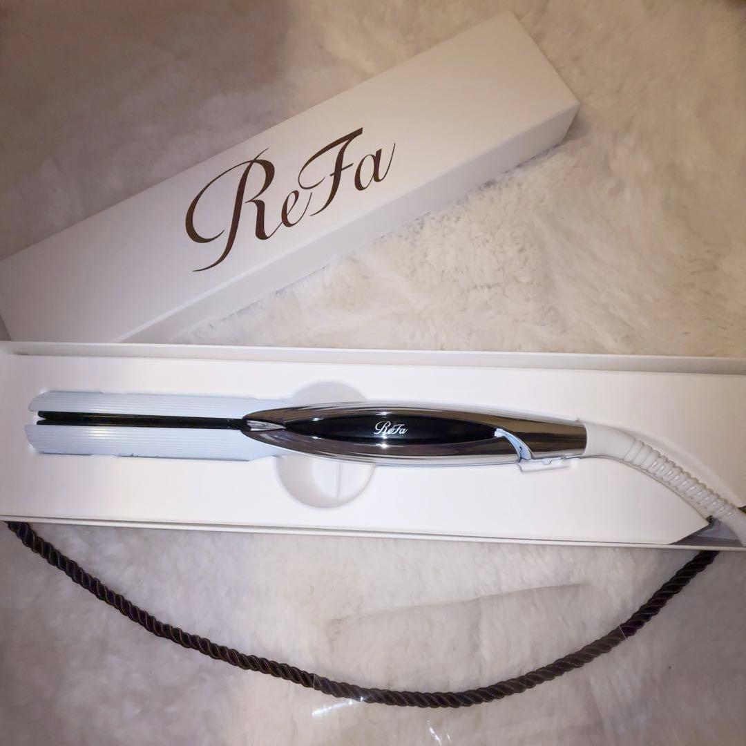 ReFa ストレートヘアアイロン ホワイト/シルバー