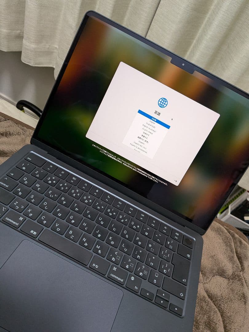 MacBook Air m3 8gb 256gb 13インチ ミッドナイト