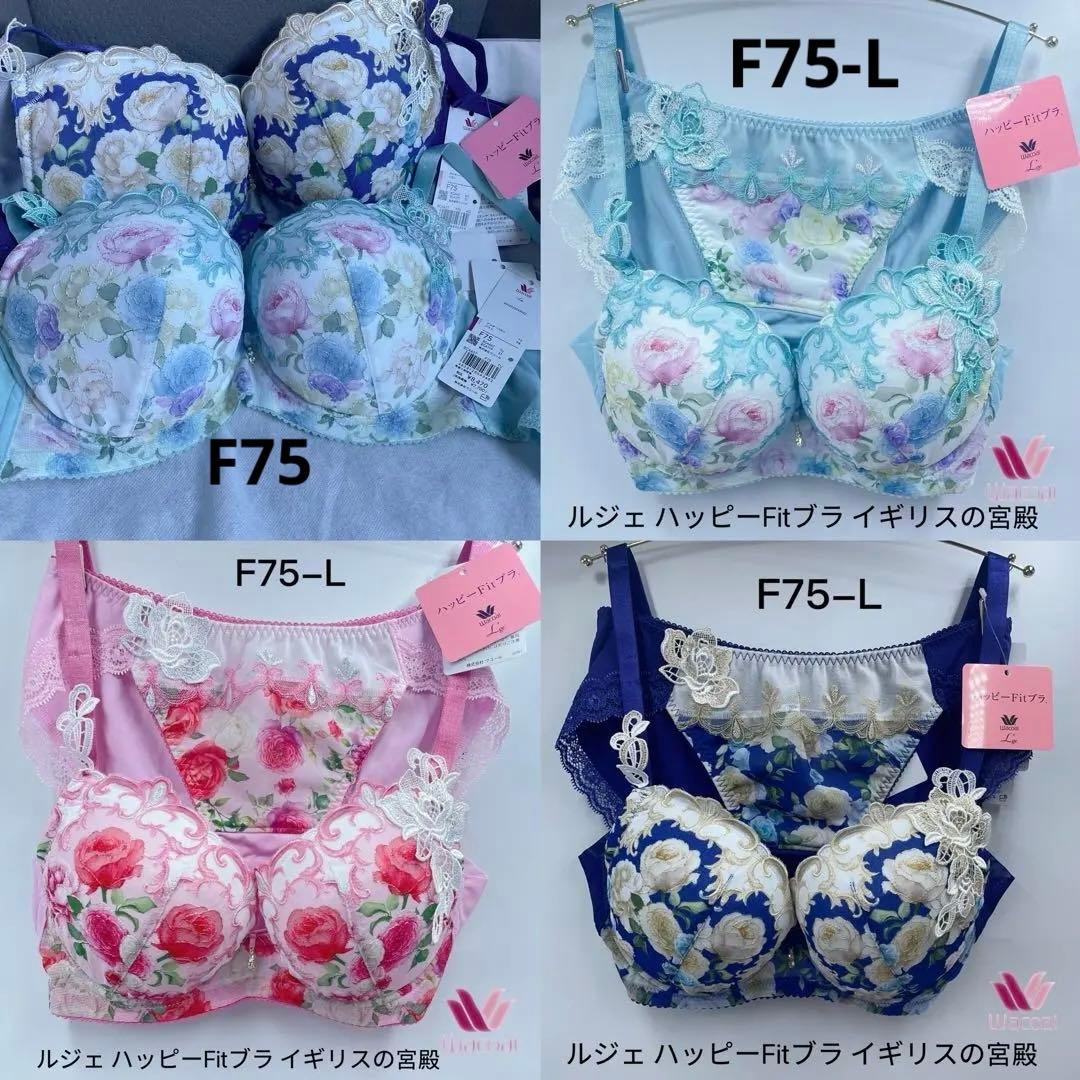 ワコール ルジェ ハッピーFitイギリスの宮殿 ブラショーツセットF75-L