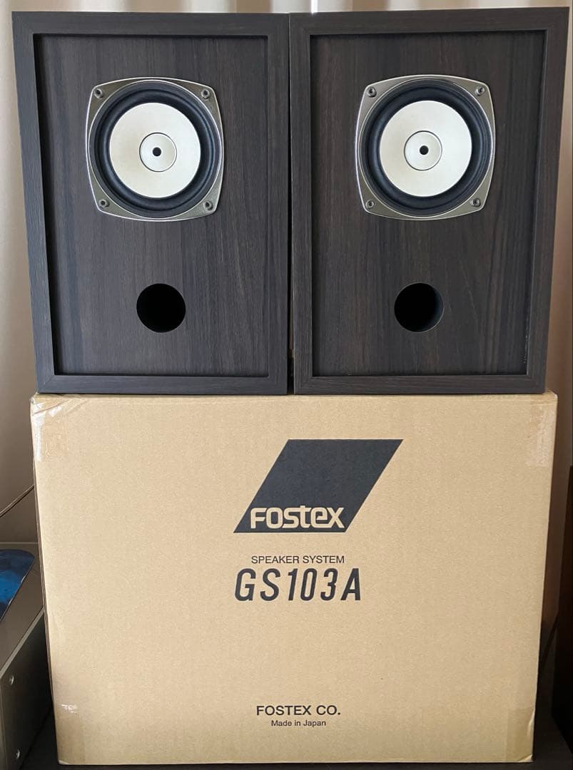 限定生産品Fostex ブックシェルフ スピーカーシステム GS103A ペア
