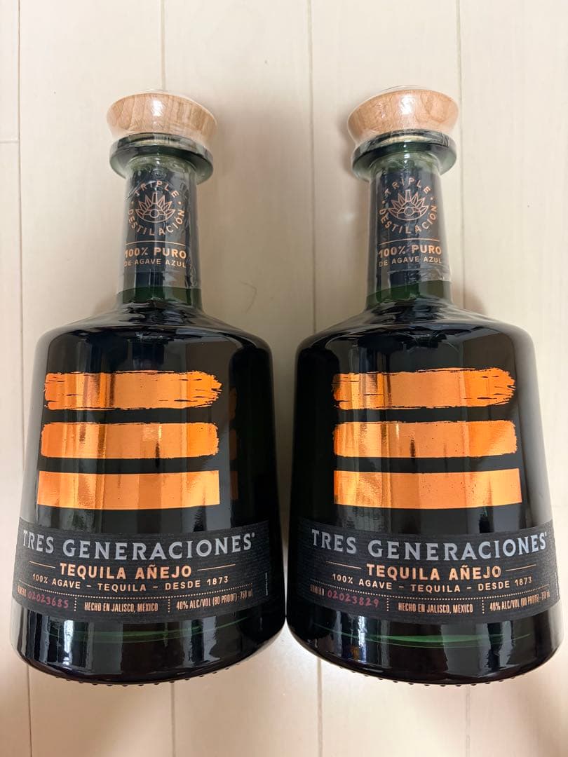 テキーラ　トレスジェネレーション アネホ 750ml 40度 2本