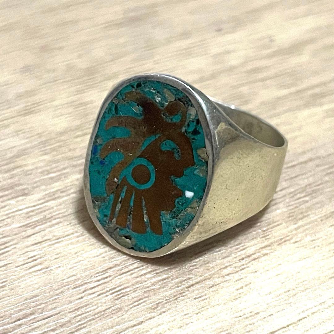 【希少レア】 ヴィンテージ シルバー リング925 アメカジ Y2K メキシコ