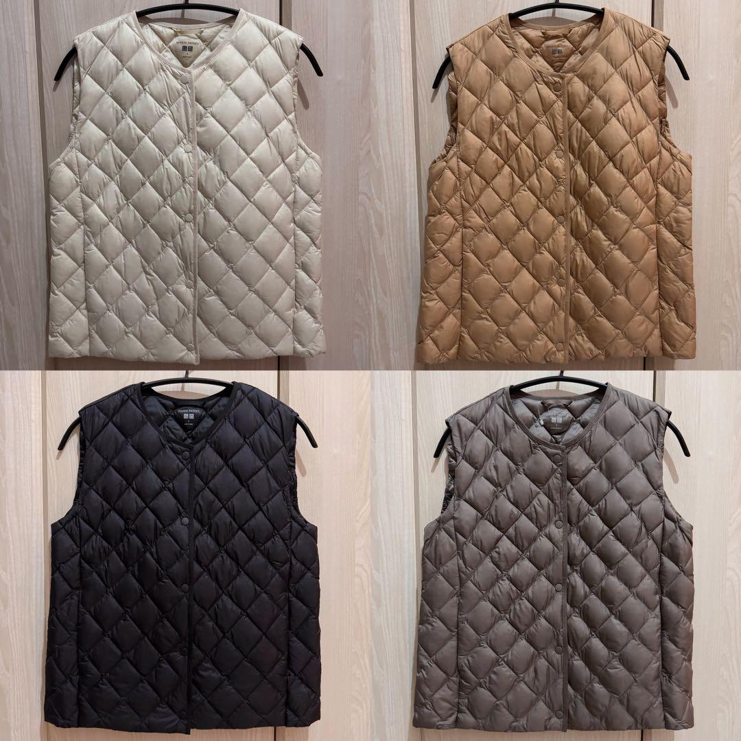 新品　UNIQLOユニクロ　パフテックキルティングベスト　ウォームパディッド　Ｓ