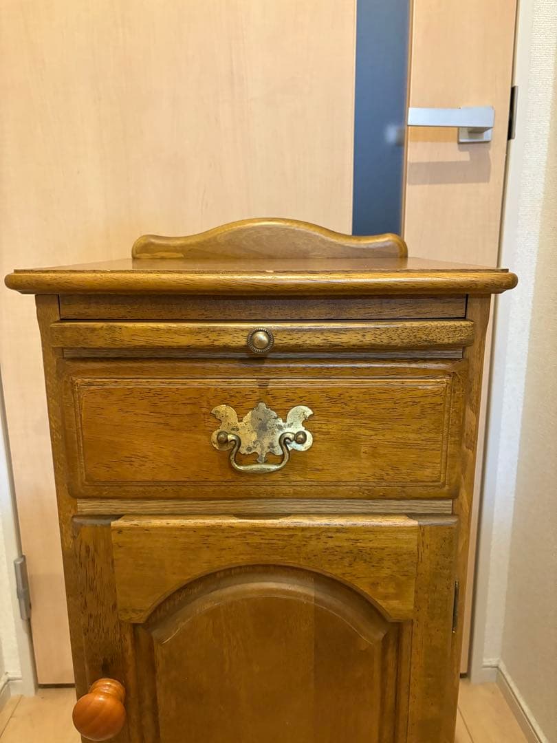 希少　karimoku / カリモク 電話台 FAX台 レトロ　アンティーク