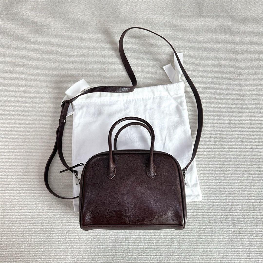 d*3様 Arts&Science ショルダーバッグ 植鞣革 ハンドバッグ ブラ
