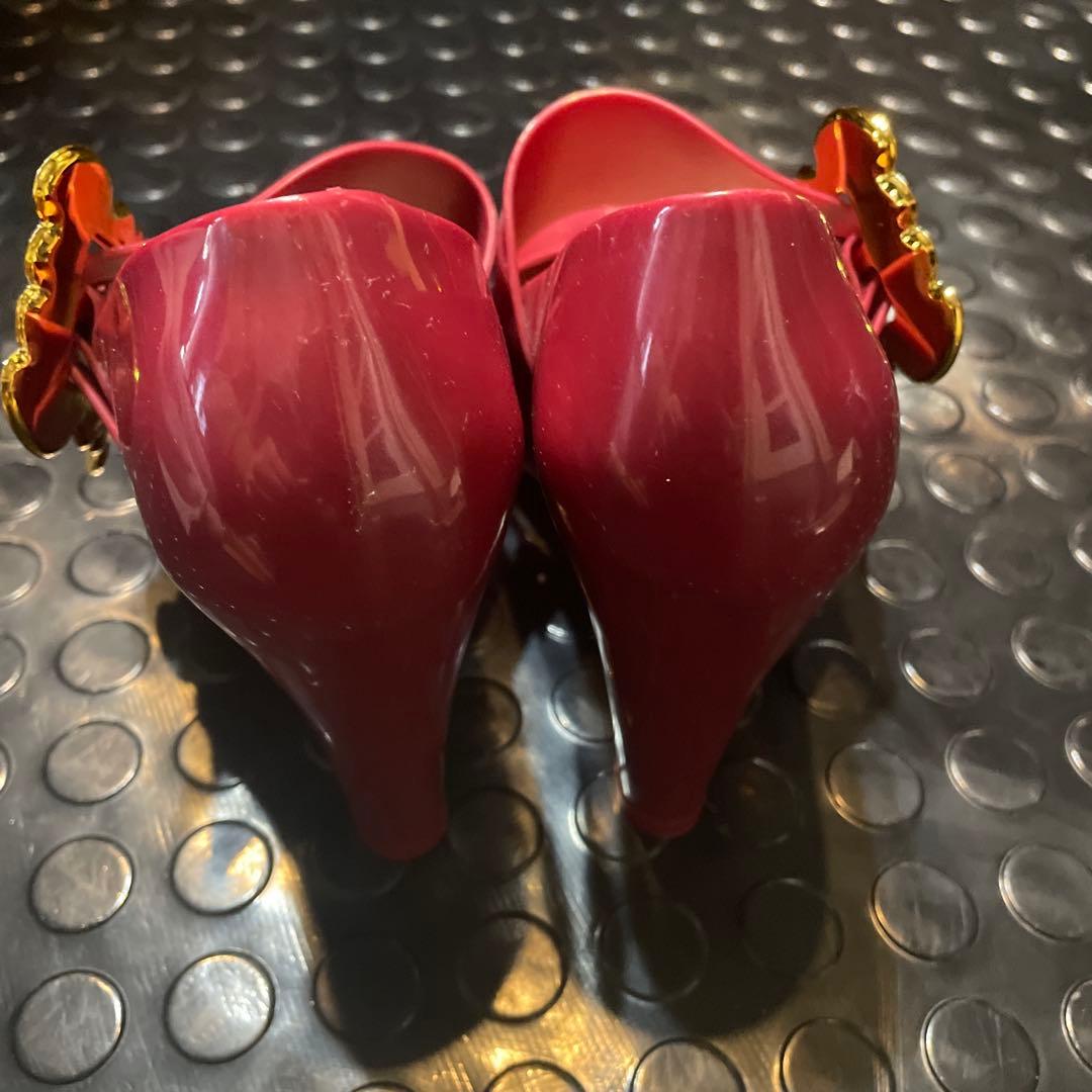 ヴィヴィアンウエストウッド×Melissa / テンプテーション EU375赤