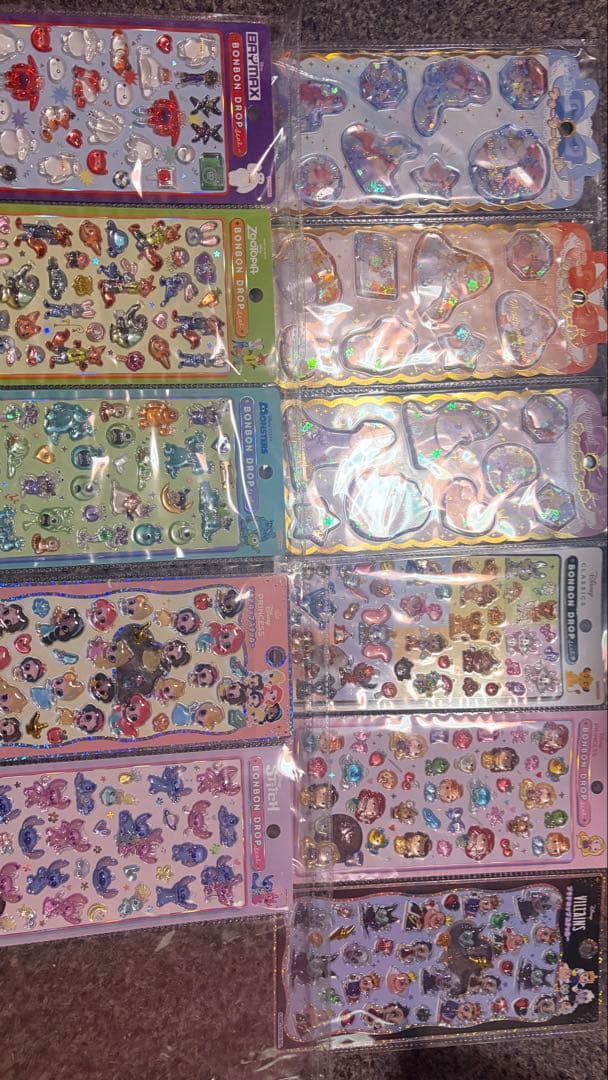 ディズニー　ボンボンドロップシール　まとめ売り