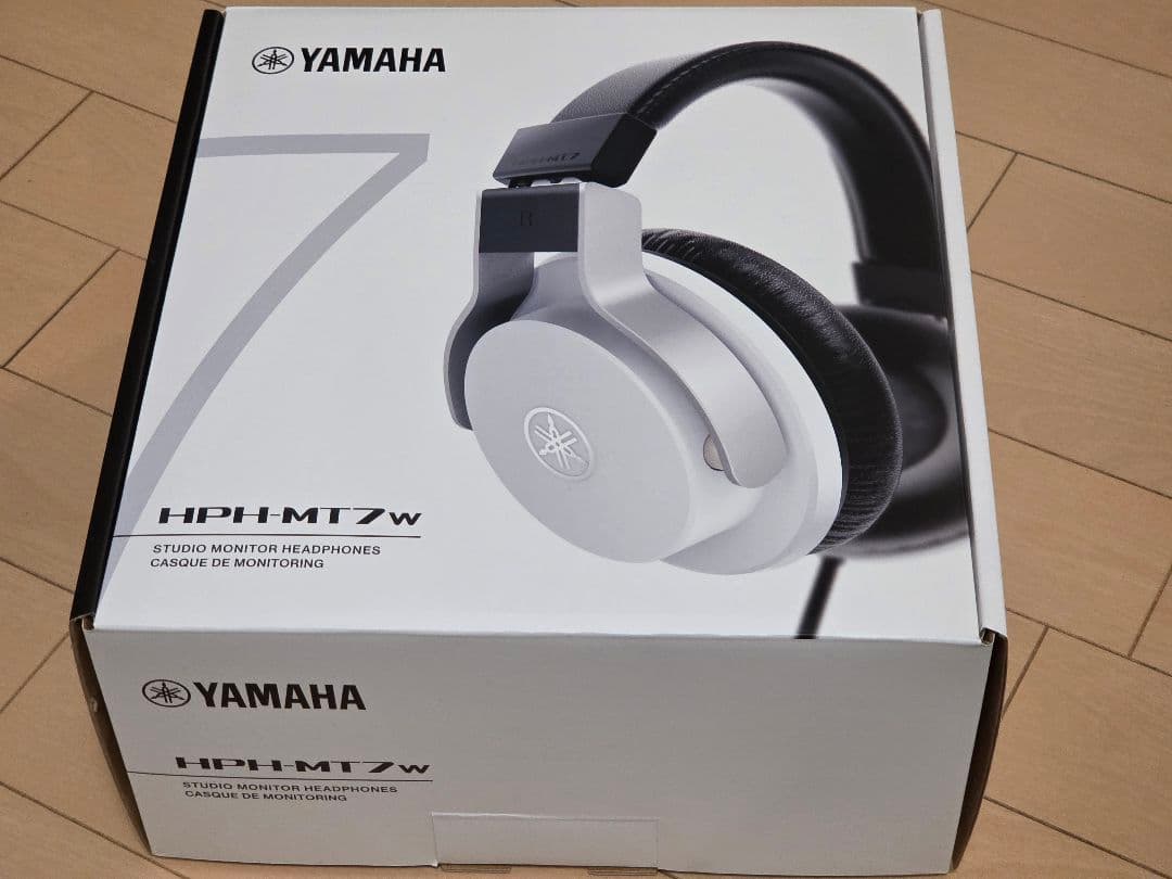 YAMAHA HPH-MT7W　モニターヘッドホン　ホワイト