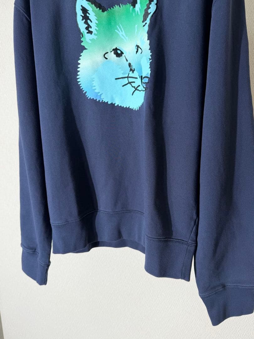 メゾンキツネ スウェット 紺 シャツ 未使用