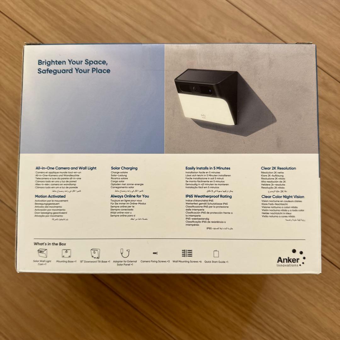 その他 eufy Security Solar Wall Light Cam S120