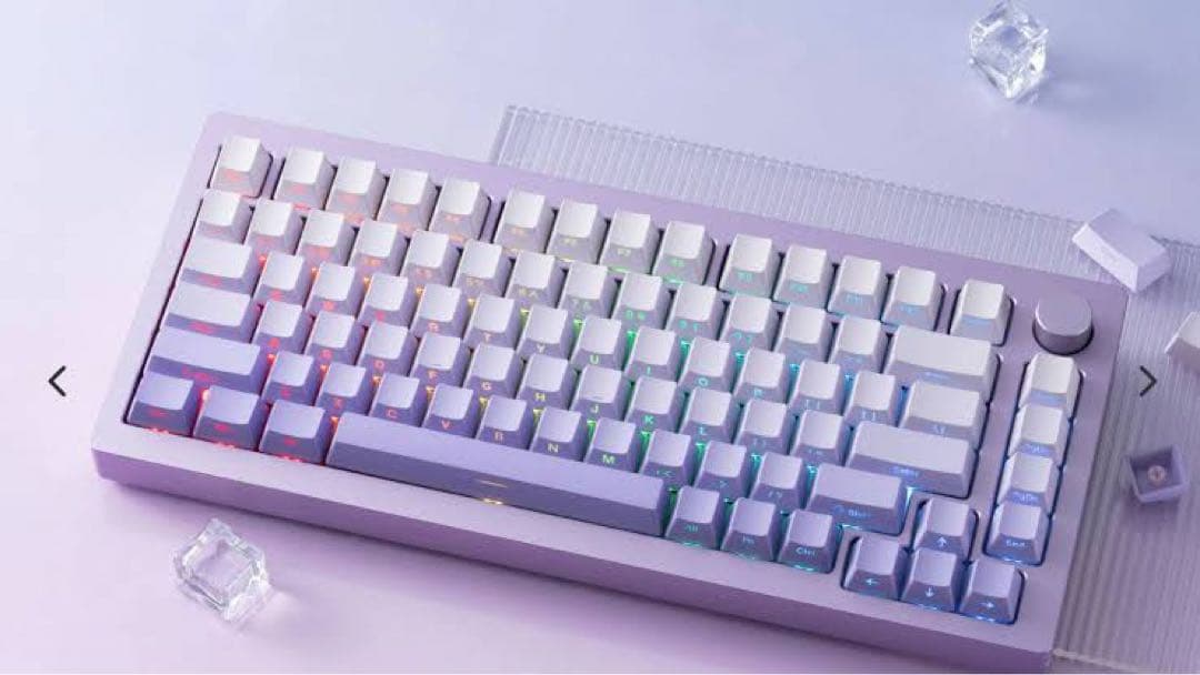 MonsGeek M1HE グラデーションパープル 英語配列キーボード 本体