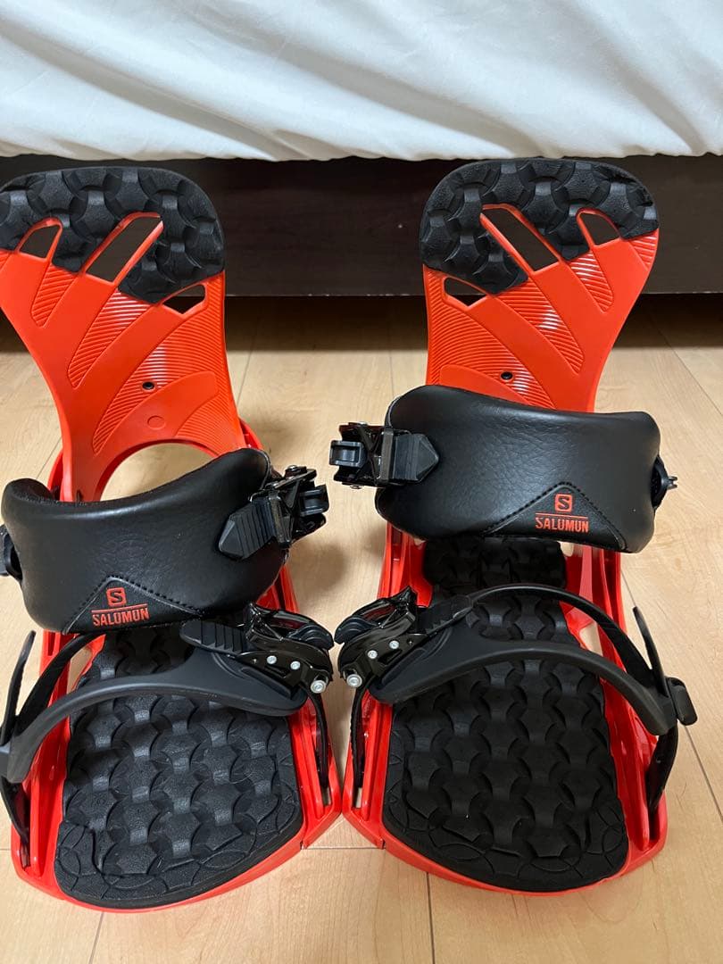 スノーボードサロモンビンディング　L オレンジ
