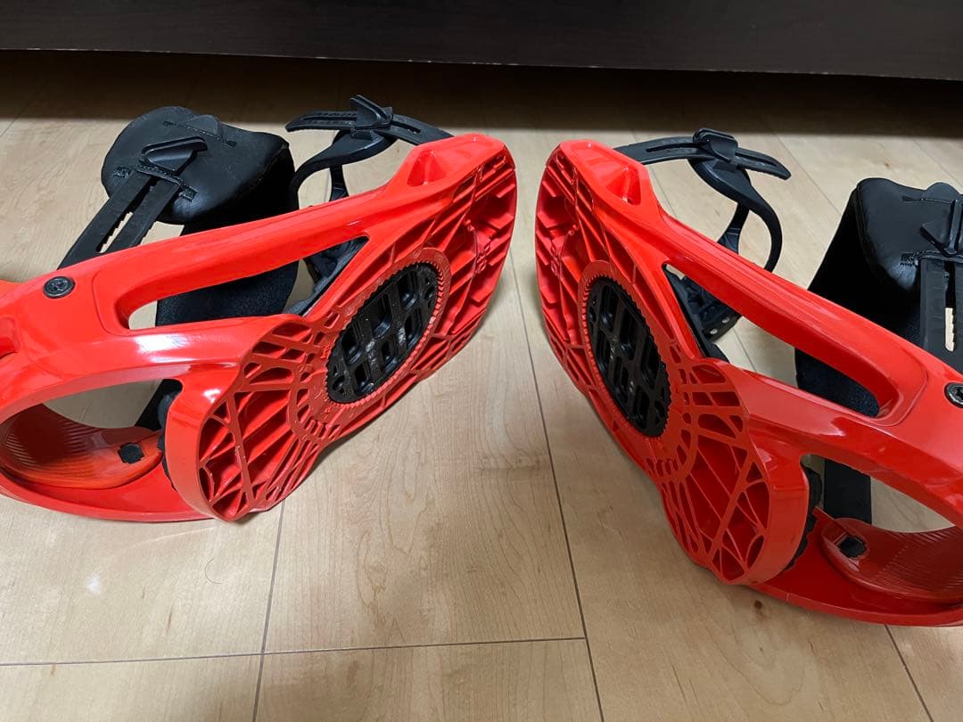 スノーボードサロモンビンディング　L オレンジ