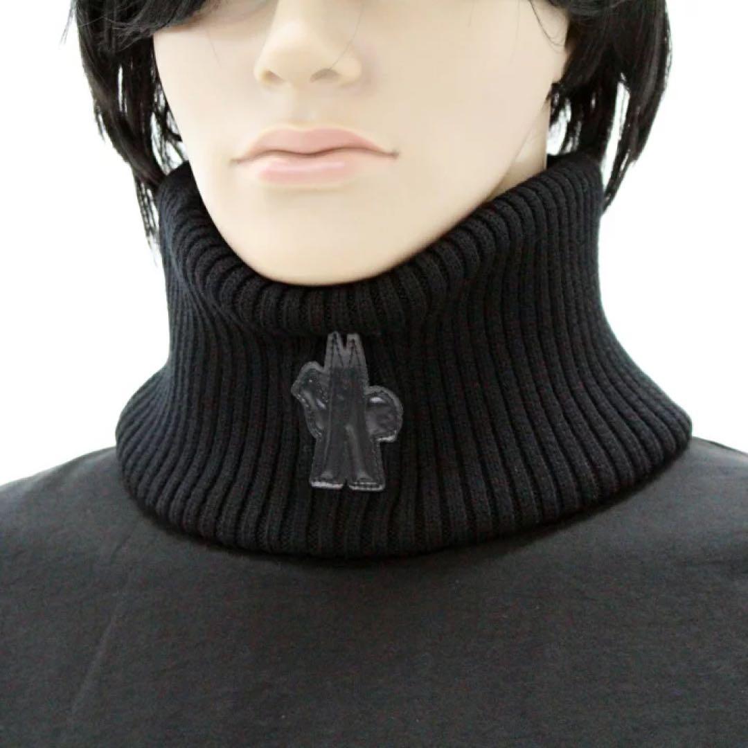 モンクレール　ネックウォーマー　ブラック