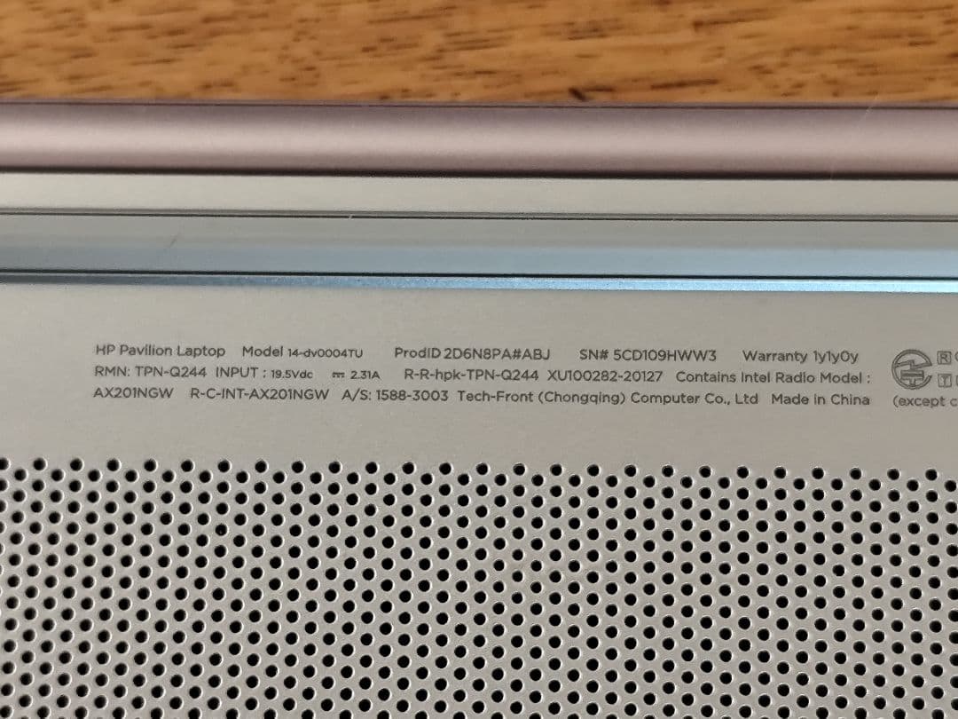 Windowsノート本体 HP Pavilion 14 SAKURA Core i5 8GB/512GB