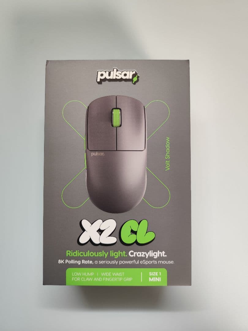 Pulsar X2 CRAZY LIGHT ゲーミングマウス ミニ