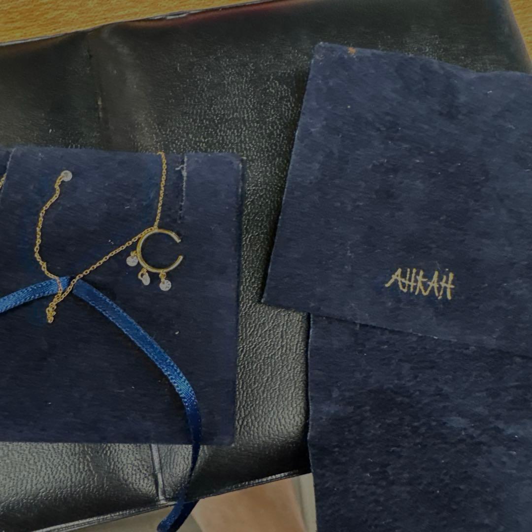 アーカー ビンドゥ チェーン ダイヤモンド ピアス 片耳 現行品