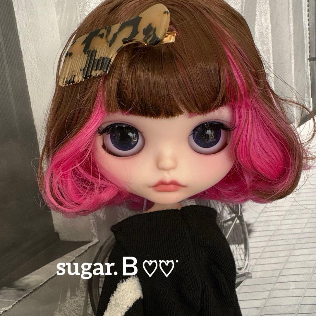 アイシードールカスタム♡⃜ピンク×ブラウン♪