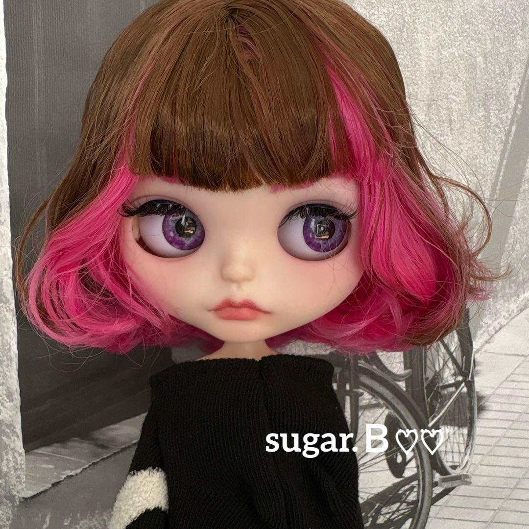 アイシードールカスタム♡⃜ピンク×ブラウン♪