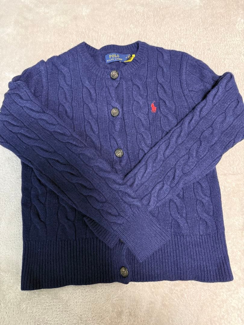 Polo Ralph Lauren ネイビー カーディガン M